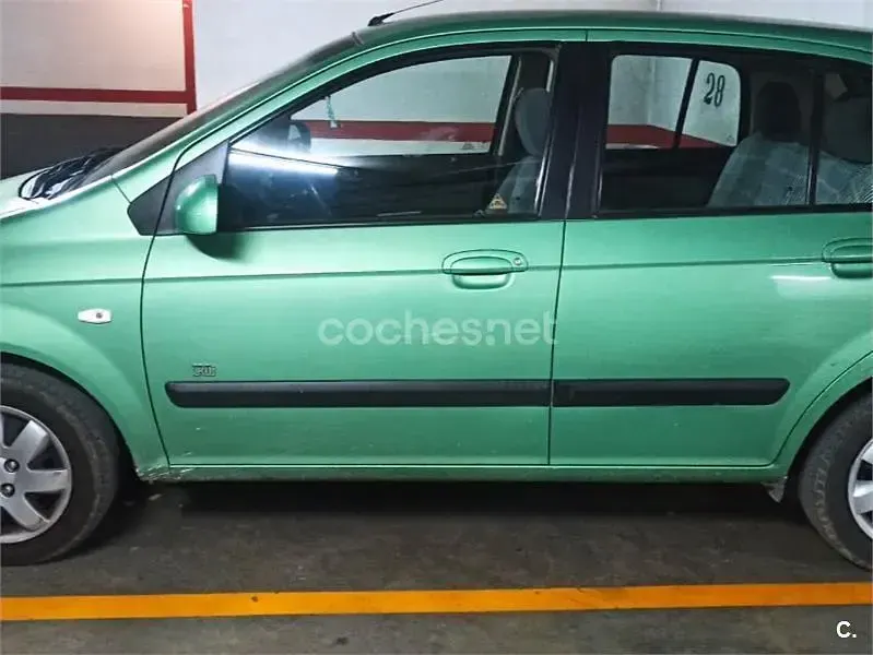 Usado Hyundai Getz GLS 82 CV (60 kW) 2004 Verde Utilitario