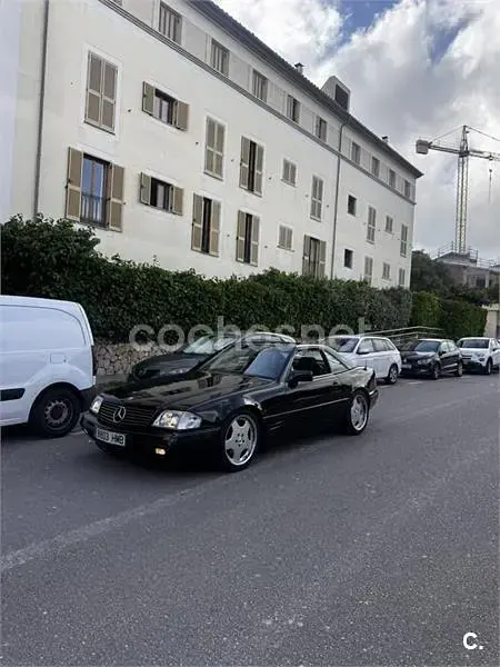 Usado Mercedes SL500 320 CV (235 kW) 1995 Negro Descapotable