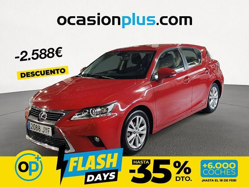 Usado Lexus CT200h Executive Line 136 CV (100 kW) 2017 Rojo Utilitario