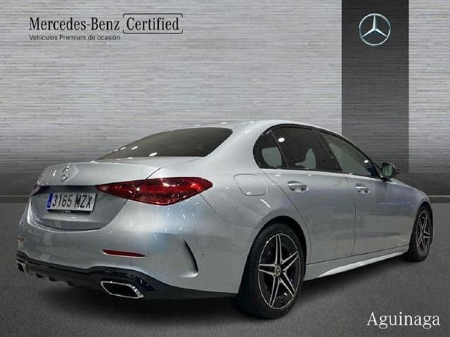 Usado Mercedes C220 AMG line 200 CV (147 kW) 2025 Plata hightech