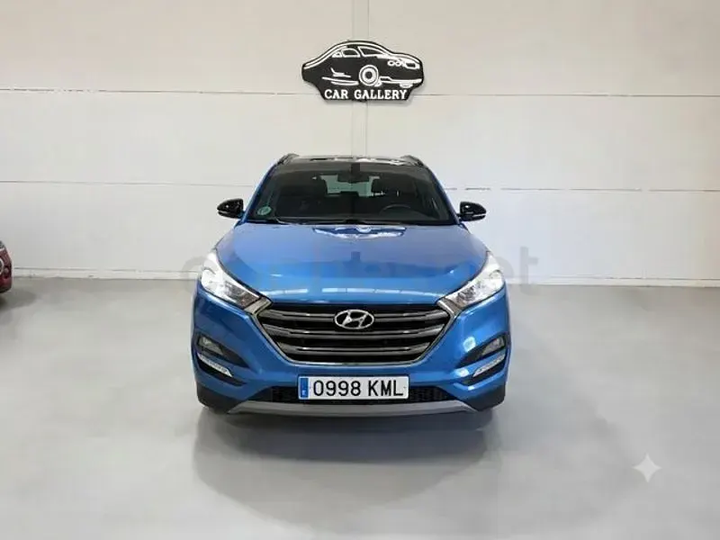 Usado Hyundai Tucson GO! 176 CV (129 kW) 2018 Azul SUV