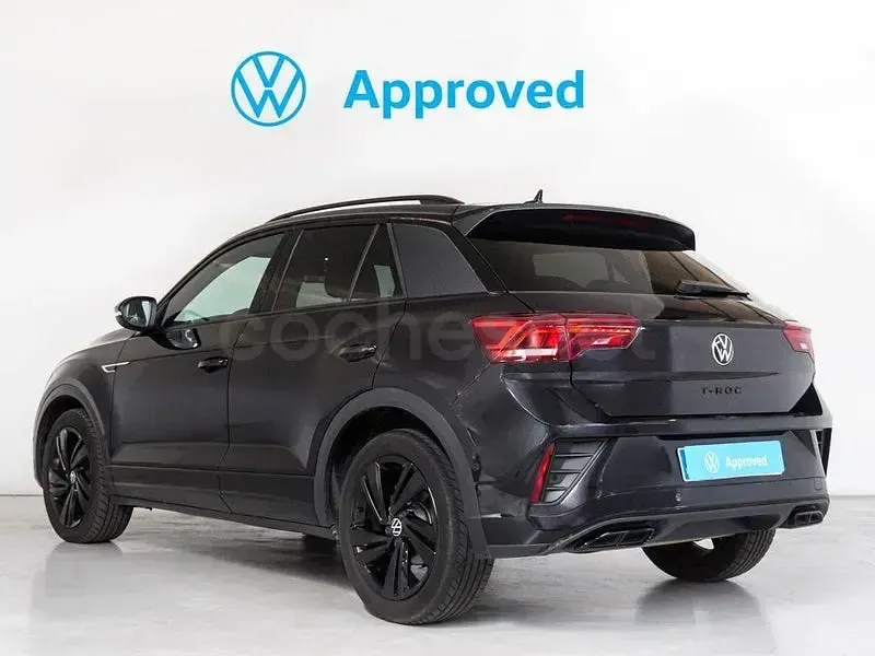 Usado VW T-Roc R-line 115 CV (84 kW) 2025 Negro SUV