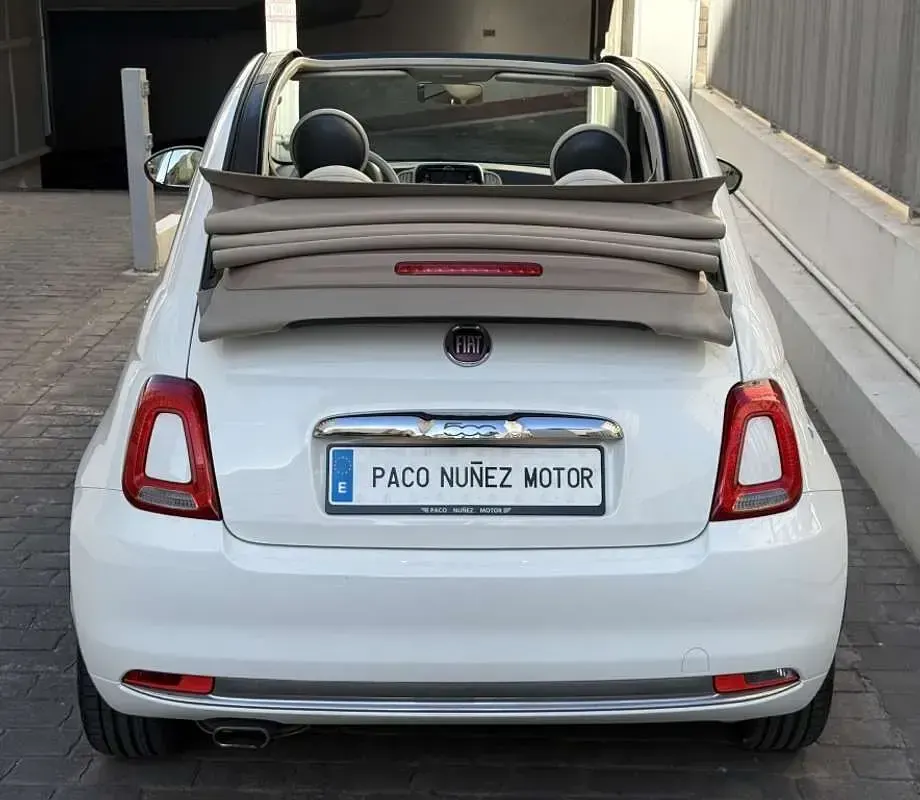 Usado Fiat 500C Lounge 69 CV (50 kW) 2017 Blanco Descapotable