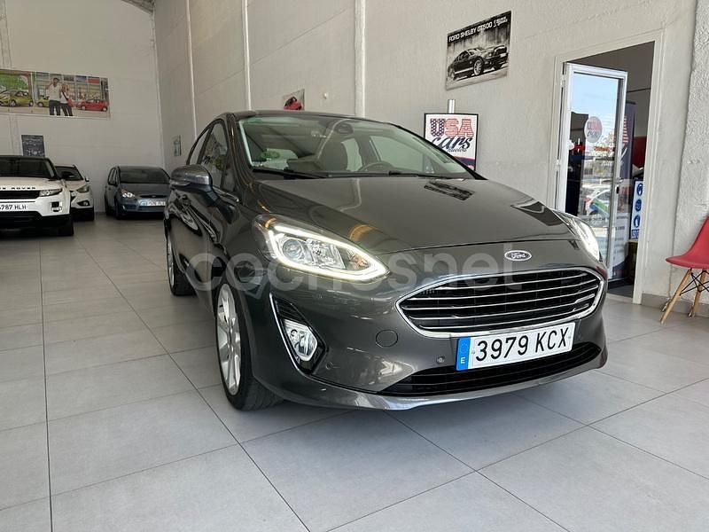 Marrón Usado 2017 Ford Fiesta Titanium Utilitario | 14.800 € (Caro) - Imagen 1/4
