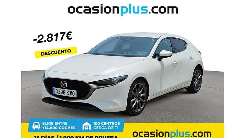 Blanco Usado 2019 Mazda 3 Utilitario | 18.173 € (Precio justo) - Imagen 1/4