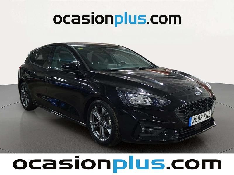 Brugt Ford Focus ST-Line 120 HK (88 kW) 2018 Sort Hatchback