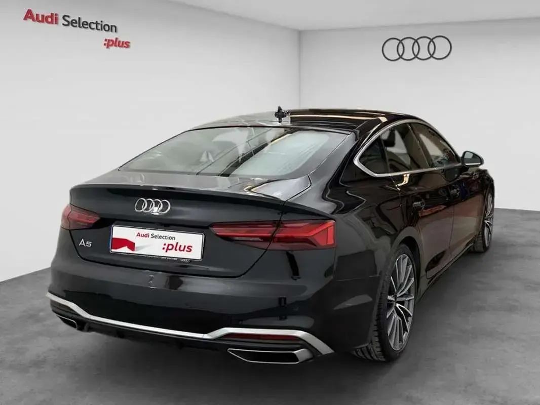 Usado Audi A5 Sportback S-Line 150 CV (110 kW) 2022 Negro Utilitario