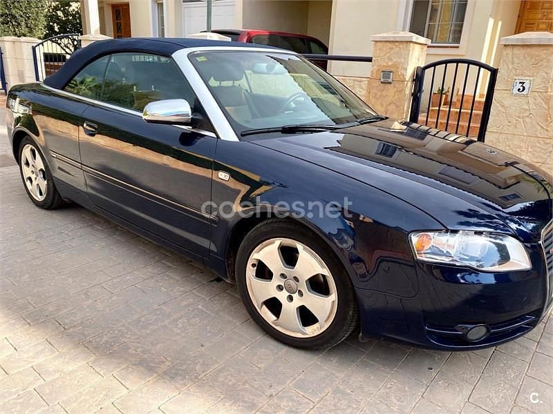 Azul Usado 2008 Audi A4 Cabriolet Descapotable | 8800 € (Un poco caro) - Imagen 1/4