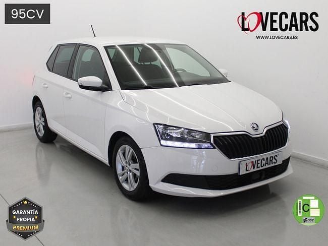 Usado Skoda Fabia Ambition 95 CV (69 kW) 2021 Blanco Berlina