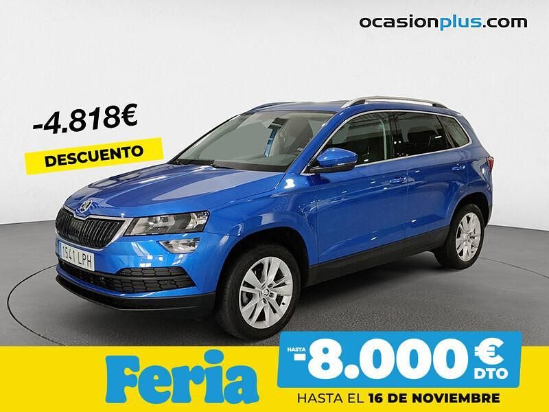 Azul Usado 2021 Skoda Karoq Ambition SUV | 18.350 € (Buen precio) - Imagen 1/4