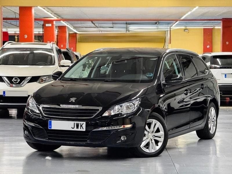 Negro Usado 2017 Peugeot 308 Style Familiar | 7900 € (Buen precio) - Imagen 1/4