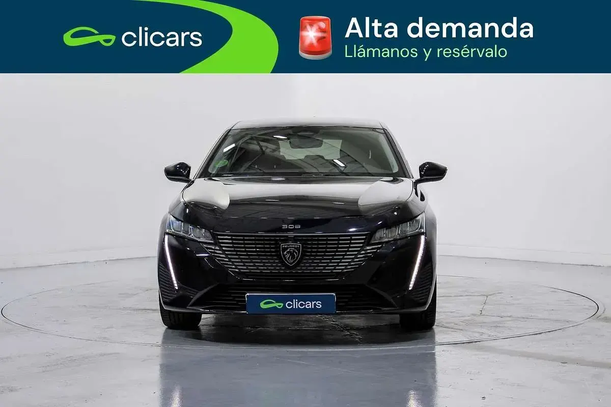 Usado Peugeot 308 Allure 131 CV (96 kW) 2023 Negro Utilitario