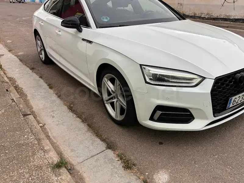 Usado Audi A5 Sportback 150 CV (110 kW) 2017 Blanco Utilitario
