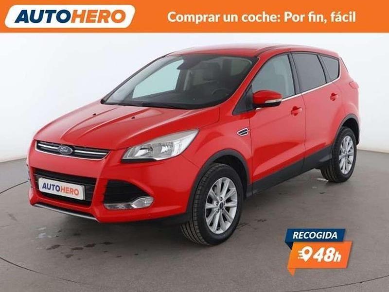 Rojo Usado 2015 Ford Kuga Titanium SUV | 10.699 € (Precio justo) - Imagen 1/3
