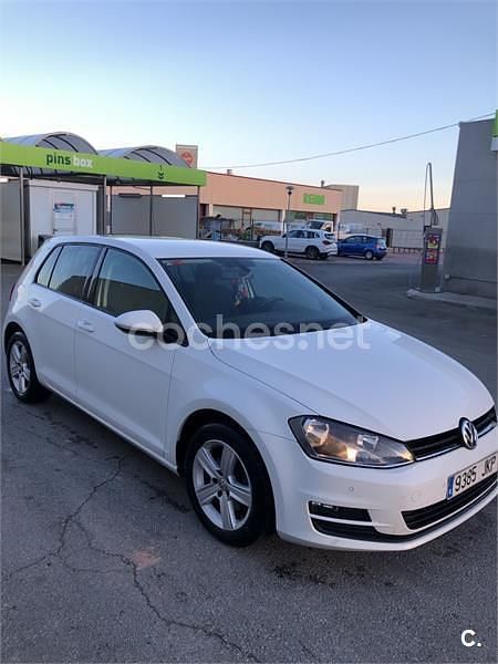 Blanco Usado 2015 VW Golf Sportsvan Advance Monovolumen | 9500 € (Precio justo) - Imagen 1/4