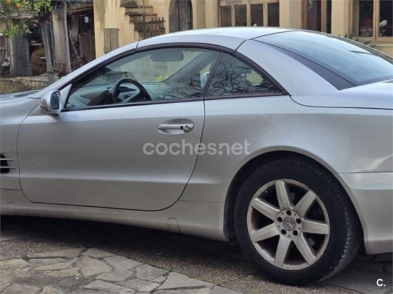 Usado Mercedes SL500 306 CV (225 kW) 2002 Gris / plata Descapotable