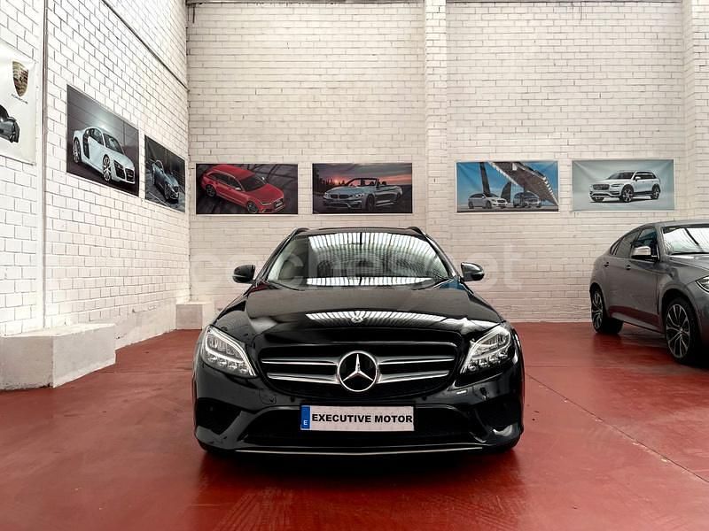 Negro Usado 2019 Mercedes C200 Familiar | 20.250 € (Buen precio) - Imagen 1/4