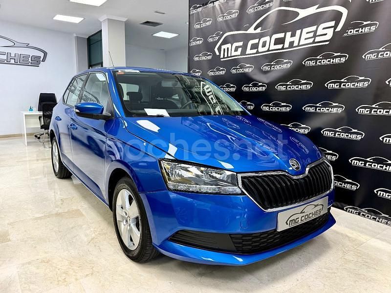 Brugt Skoda Fabia Ambition 95 HK (69 kW) 2021 Blå Sedan