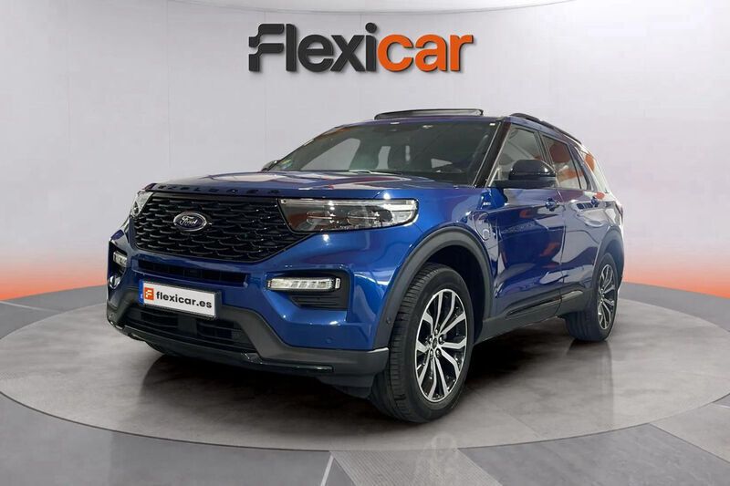 Azul Usado 2021 Ford Explorer ST-Line SUV | 42.490 € (Buen precio) - Imagen 1/4
