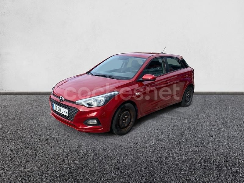 Rojo Usado 2021 Hyundai i20 Berlina | 12.790 € (Precio justo) - Imagen 1/4