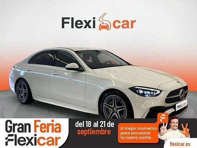 Blanco Usado 2022 Mercedes C220 Berlina | 40.990 € (Un poco caro) - Imagen 1/4