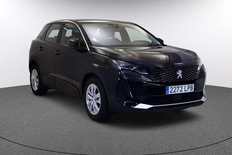 Usado Peugeot 3008 Active 131 CV (96 kW) 2021 Negro SUV