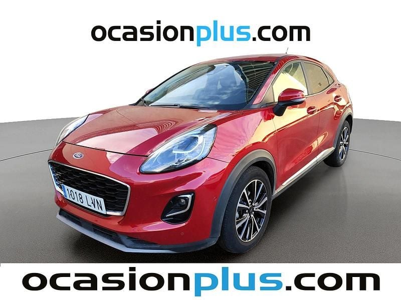 Rojo Usado 2021 Ford Puma Titanium SUV | 16.682 € (Precio justo) - Imagen 1/4
