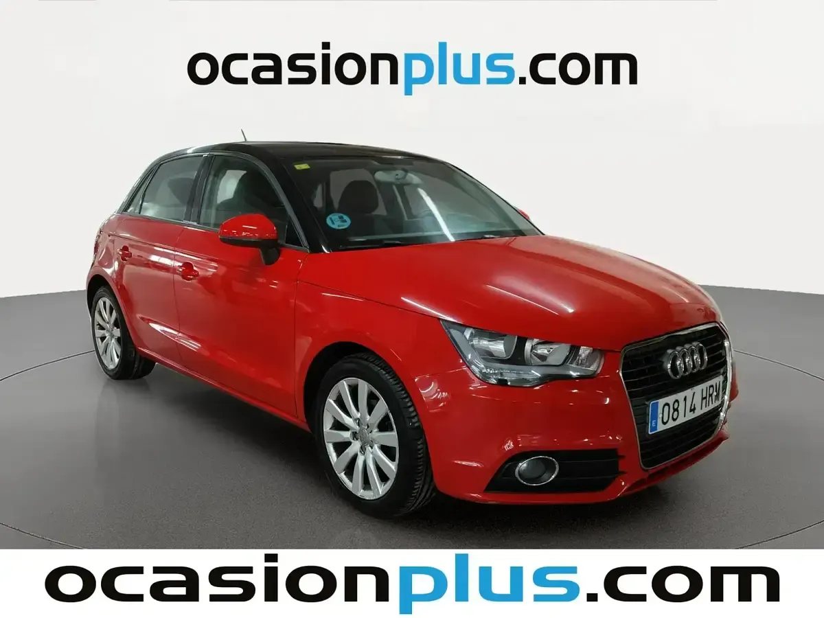 Usado Audi A1 Attraction 86 CV (63 kW) 2013 Rojo Utilitario