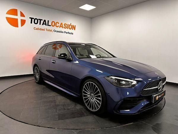 Azul Usado 2022 Mercedes C220 Familiar | 45.990 € - Imagen 1/4