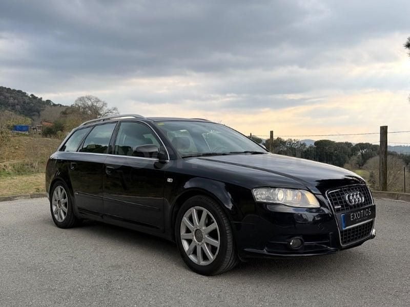 Usado Audi A4 S-Line 140 CV (102 kW) 2008 Negro Familiar