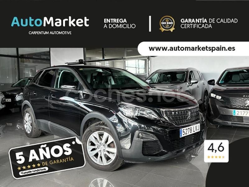 Negro Usado 2016 Peugeot 3008 Active SUV | 10.900 € (Un poco caro) - Imagen 1/4