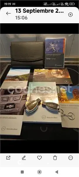 Usado Mercedes E350 Avantgarde 231 CV (169 kW) 2012 Gris / plata Descapotable