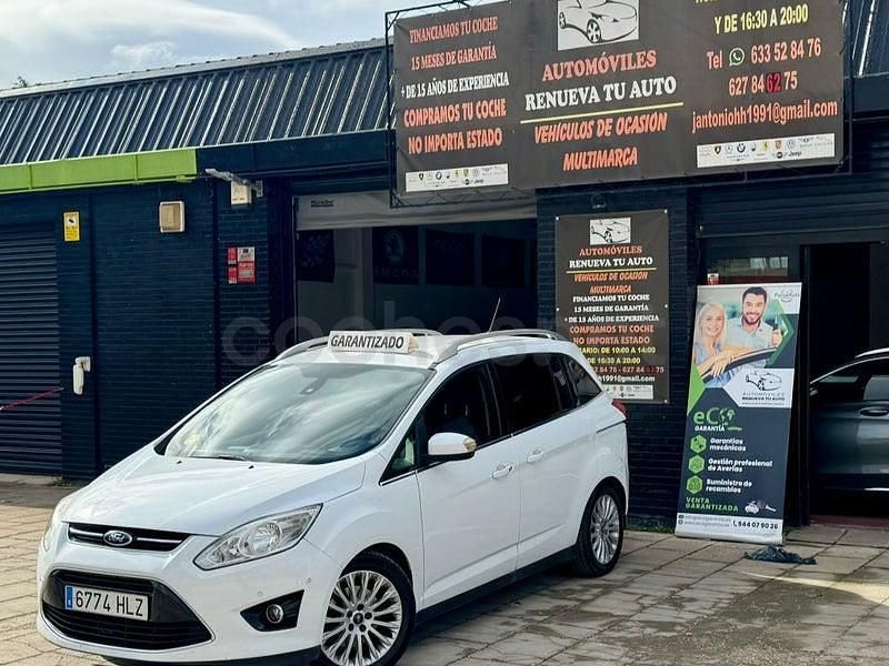 Usado Ford Grand C-Max Titanium 115 CV (84 kW) 2012 Blanco Monovolumen