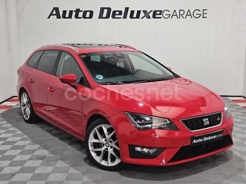 Rojo Usado 2016 Seat Leon FR Familiar | 15.900 € (Precio justo) - Imagen 1/4