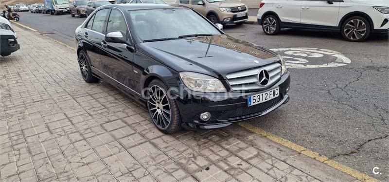Negro Usado 2007 Mercedes C200 Avantgarde Berlina | 12.500 € - Imagen 1/4