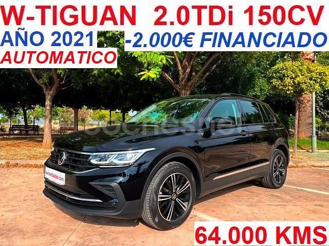 Negro Usado 2021 VW Tiguan Life SUV | 30.999 € (Precio justo) - Imagen 1/4