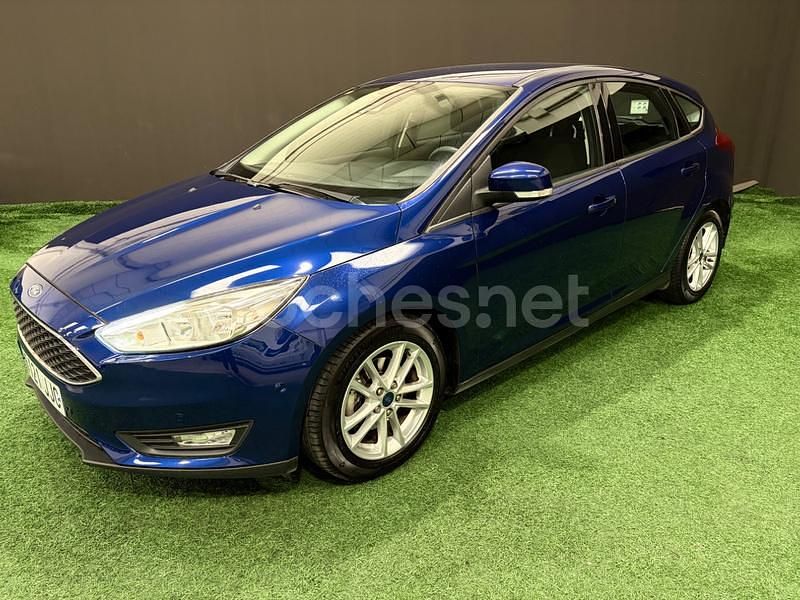 Azul Usado 2015 Ford Focus Titanium Berlina | 8500 € (Precio justo) - Imagen 1/4