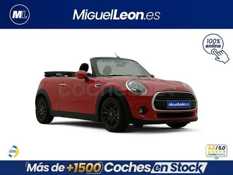 Usado Mini Cooper Cabriolet 136 CV (100 kW) 2020 Rojo Descapotable