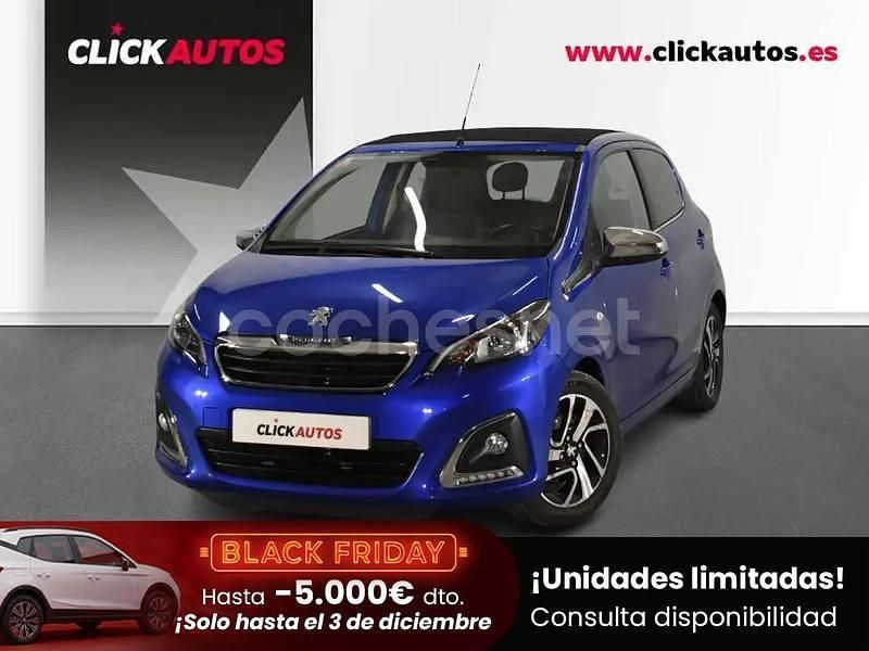 Azul Usado 2021 Peugeot 108 Allure Utilitario | 9300 € (Precio justo) - Imagen 1/4