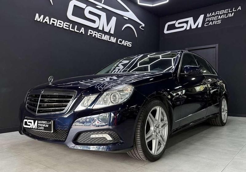 Azul Usado 2009 Mercedes E350 Avantgarde Berlina | 16.990 € (Un poco caro) - Imagen 1/4