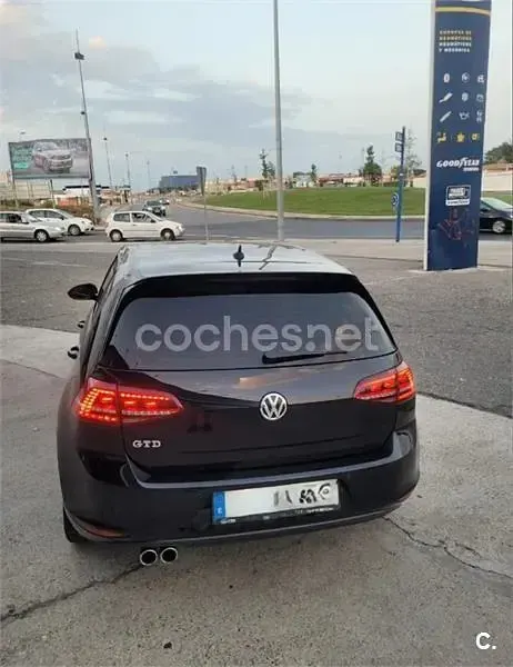 Usado VW Golf VII GTD 184 CV (135 kW) 2014 Negro Berlina