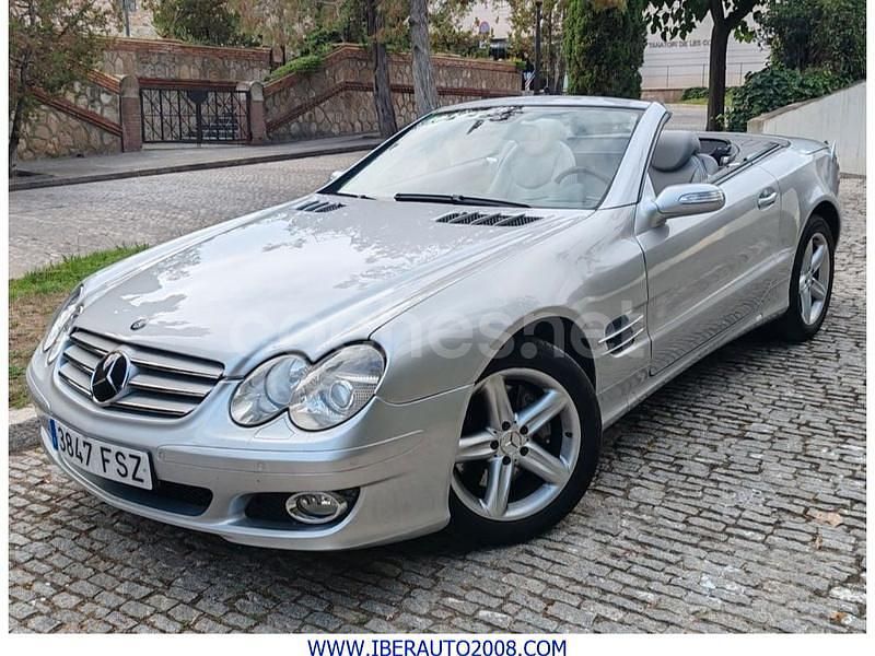 Gris / plata Usado 2006 Mercedes SL350 Descapotable | 21.890 € (Precio justo) - Imagen 1/4
