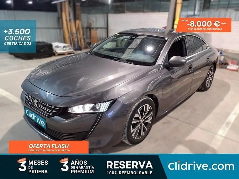 Gris / plata Usado 2020 Peugeot 508 Allure Berlina | 14.290 € (Super precio) - Imagen 1/3