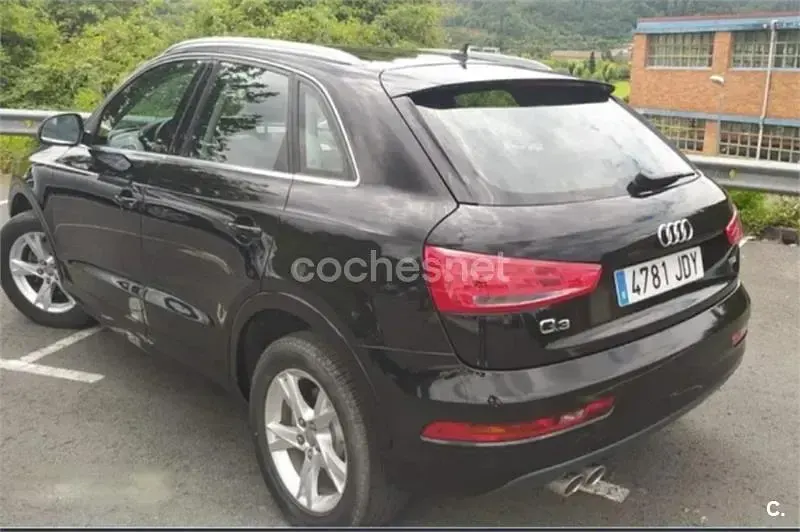 Usado Audi Q3 Attraction 150 CV (110 kW) 2015 Negro SUV