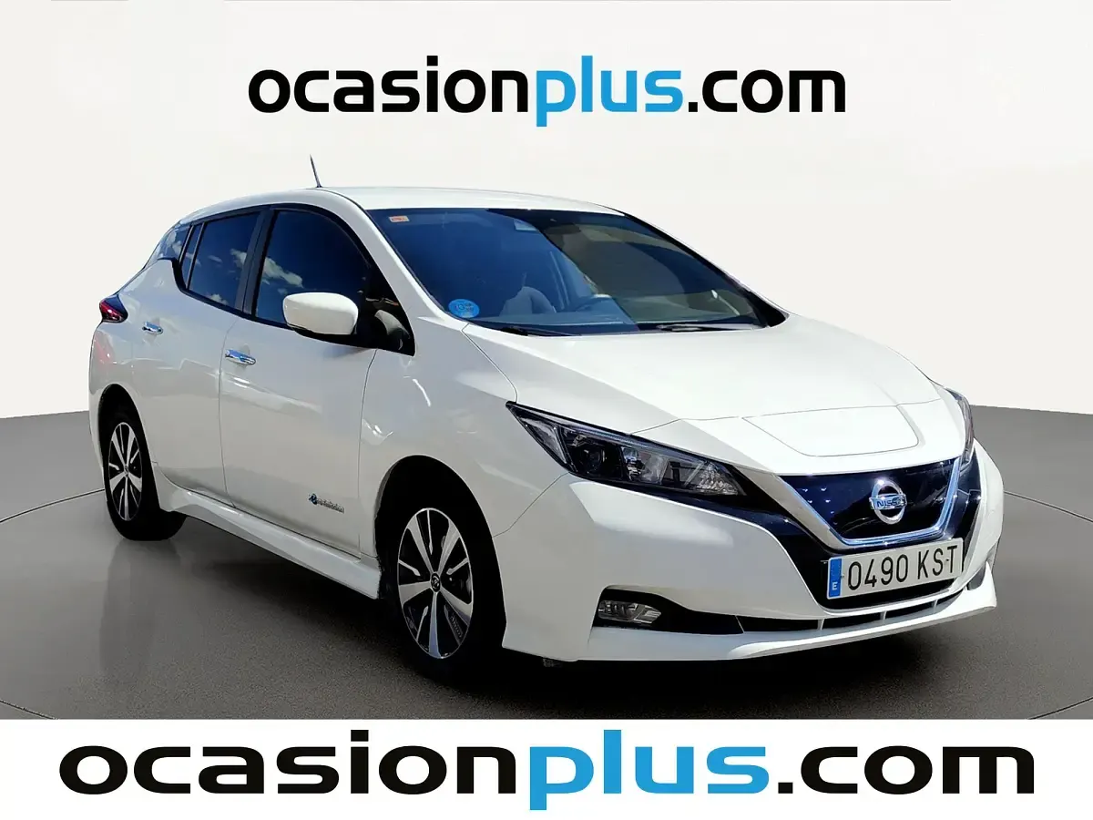 Usado Nissan Leaf Acenta 160 kW (218 CV) 2019 Blanco Utilitario