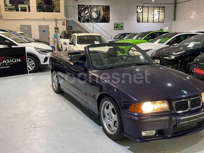 Azul Usado 1996 BMW 320 Cabriolet Descapotable | 9990 € - Imagen 1/4