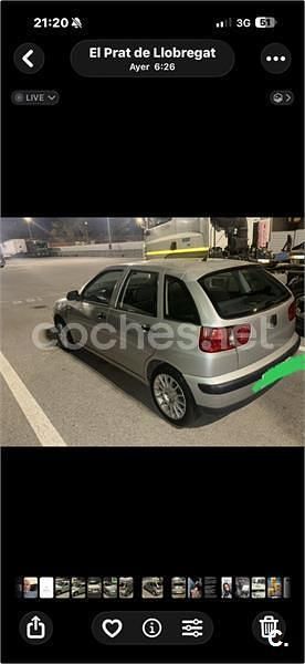 Usado Seat Ibiza 60 CV (44 kW) 2001 Gris / plata Utilitario