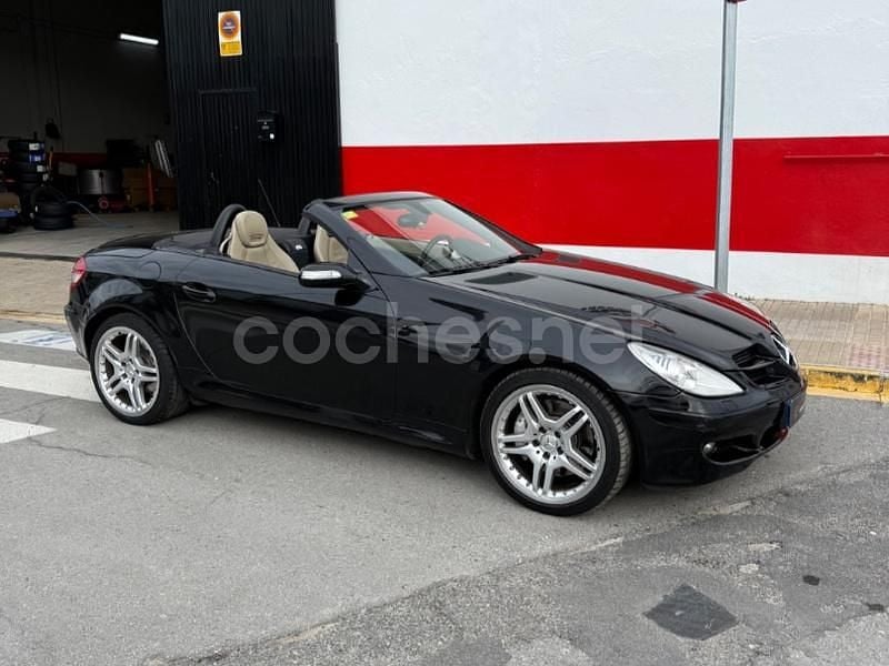 Usado Mercedes SLK350 272 CV (200 kW) 2004 Negro Descapotable