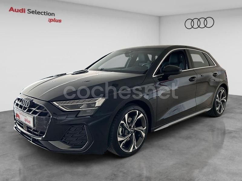Negro Usado 2024 Audi A3 S-Line Berlina | 35.900 € (Buen precio) - Imagen 1/4