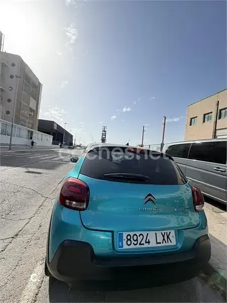 Usado Citroën C3 Shine 102 CV (75 kW) 2022 Azul Utilitario